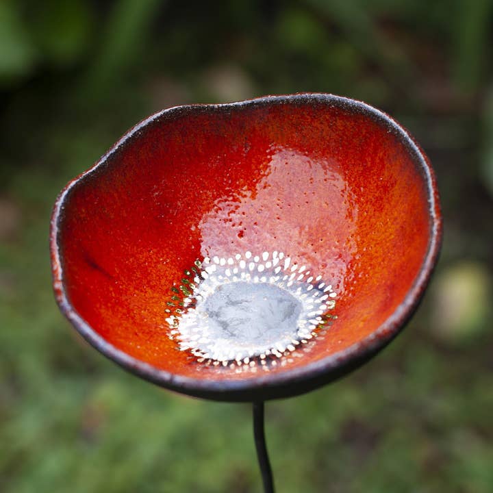Elena Milani Arti visive e Design - Wholesale Outdoor Ornament/Decor - Ceramic poppy1