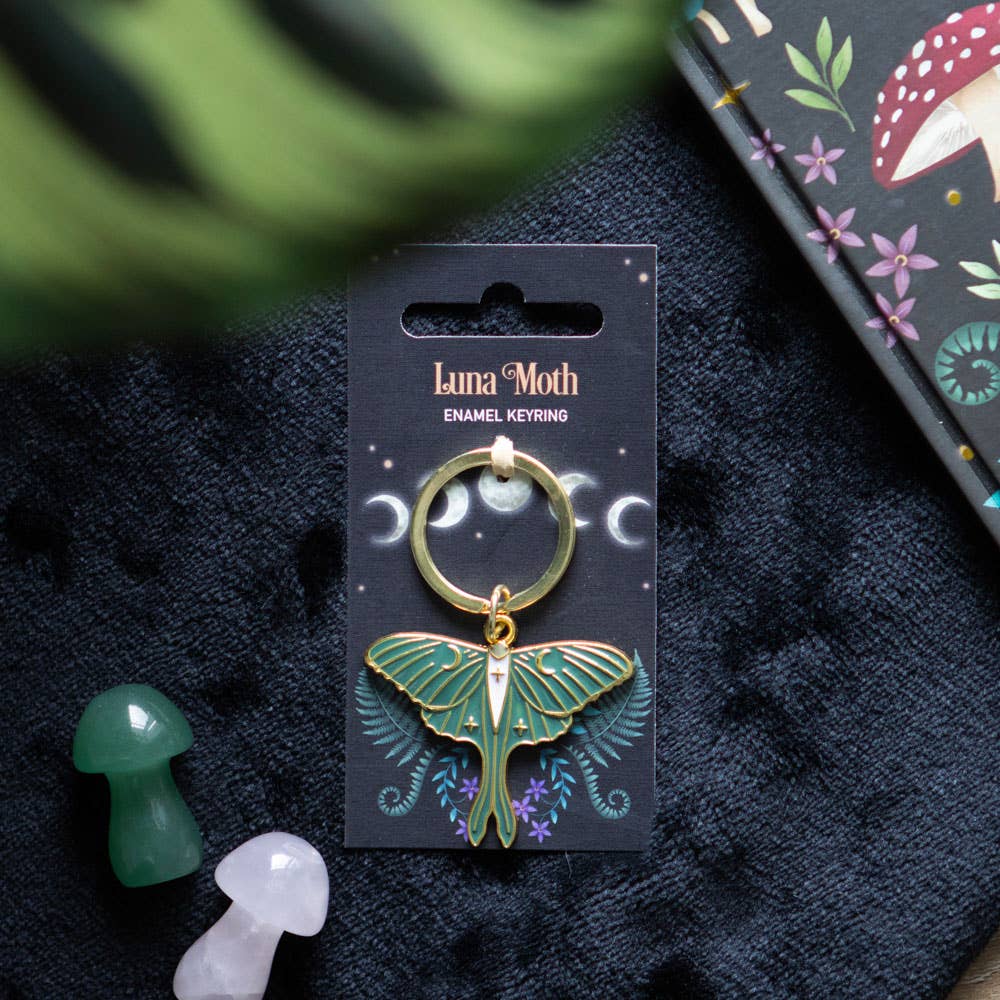 Something Different Wholesale - Wholesale Keychain - Women's - Luna Moth Keyring