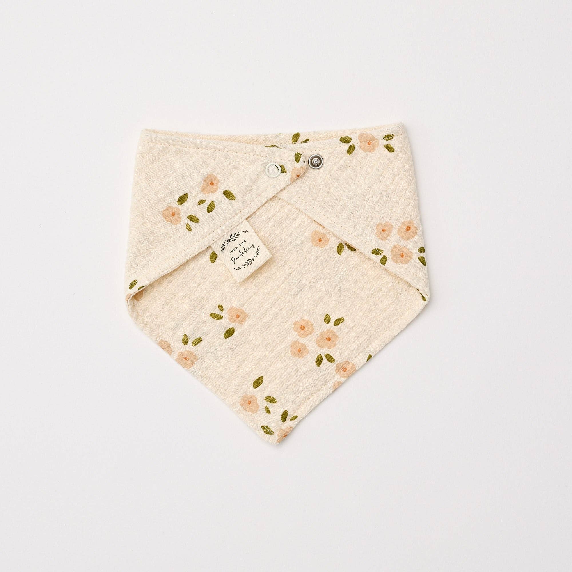 Over the Dandelions - Wholesale Bib - Baby - Organic Muslin Bib Daisy1