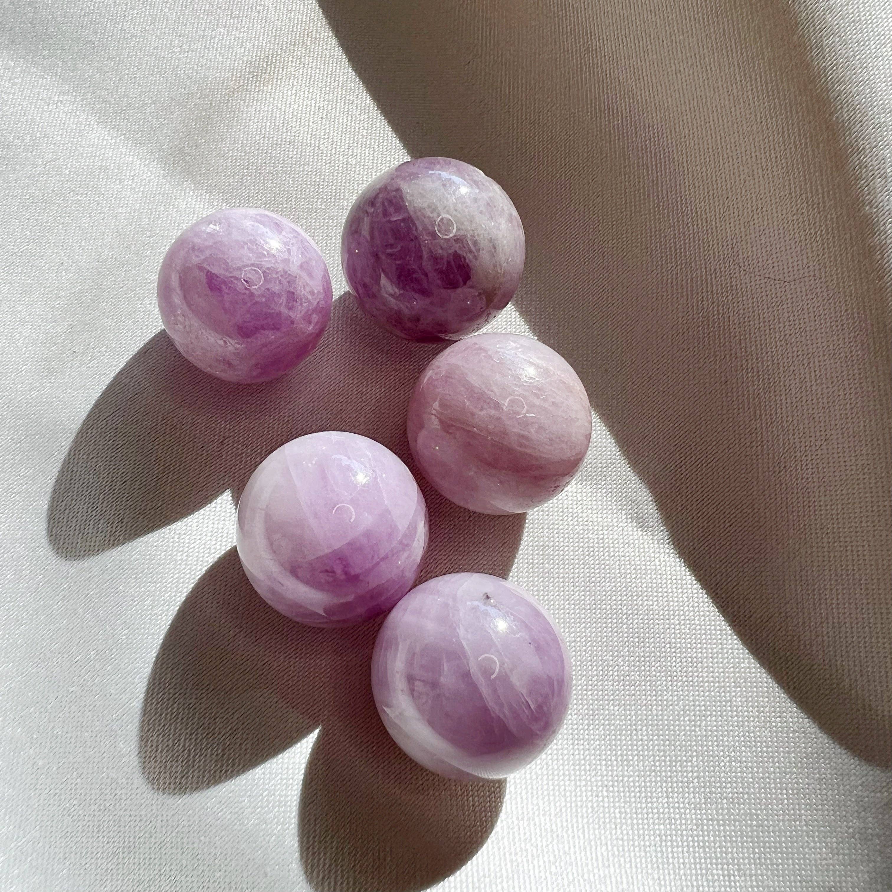 Wild Moon Artistry - Wholesale Spiritual Stone/Crystal - Kunzite Sphere2