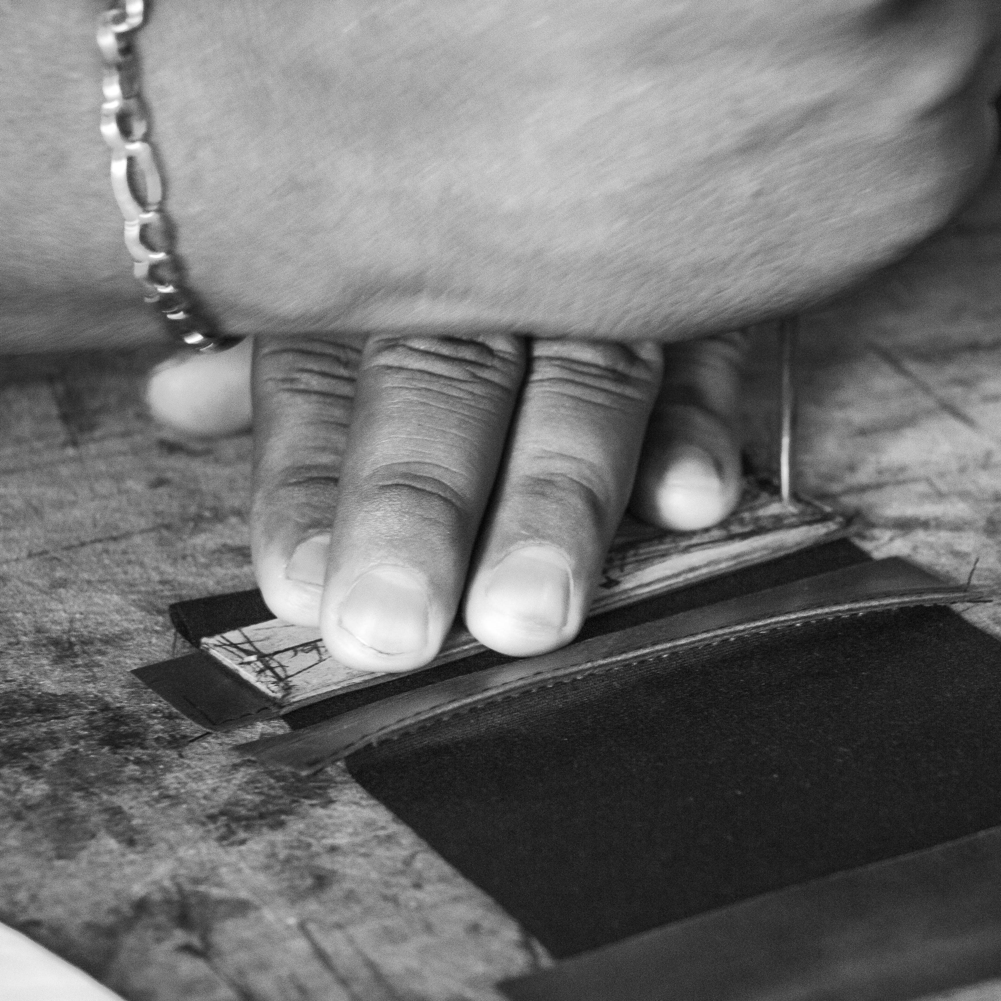 Twin Engine Coffee - Wholesale Pasjeshouder - Uniseks - Kaartenmapje van leer - Electric Black - Artisan Fair Trade4