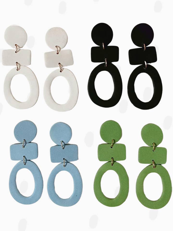 Polymer Clay Earring - Feeling Alive for wholesale by Pieces of Blonde