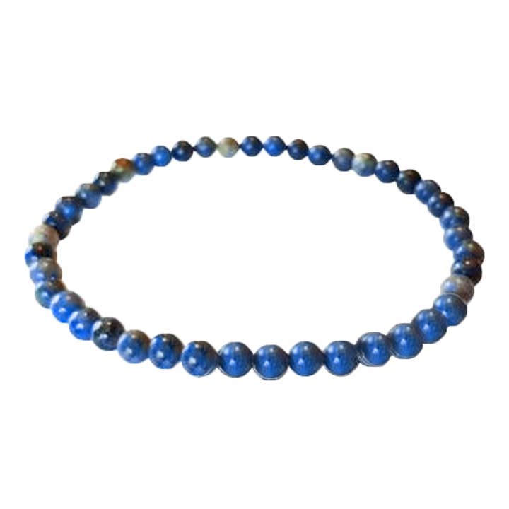 Dumortierite 4mm EXTRA Bead Bracelet for wholesale by Artisans de Madagascar
