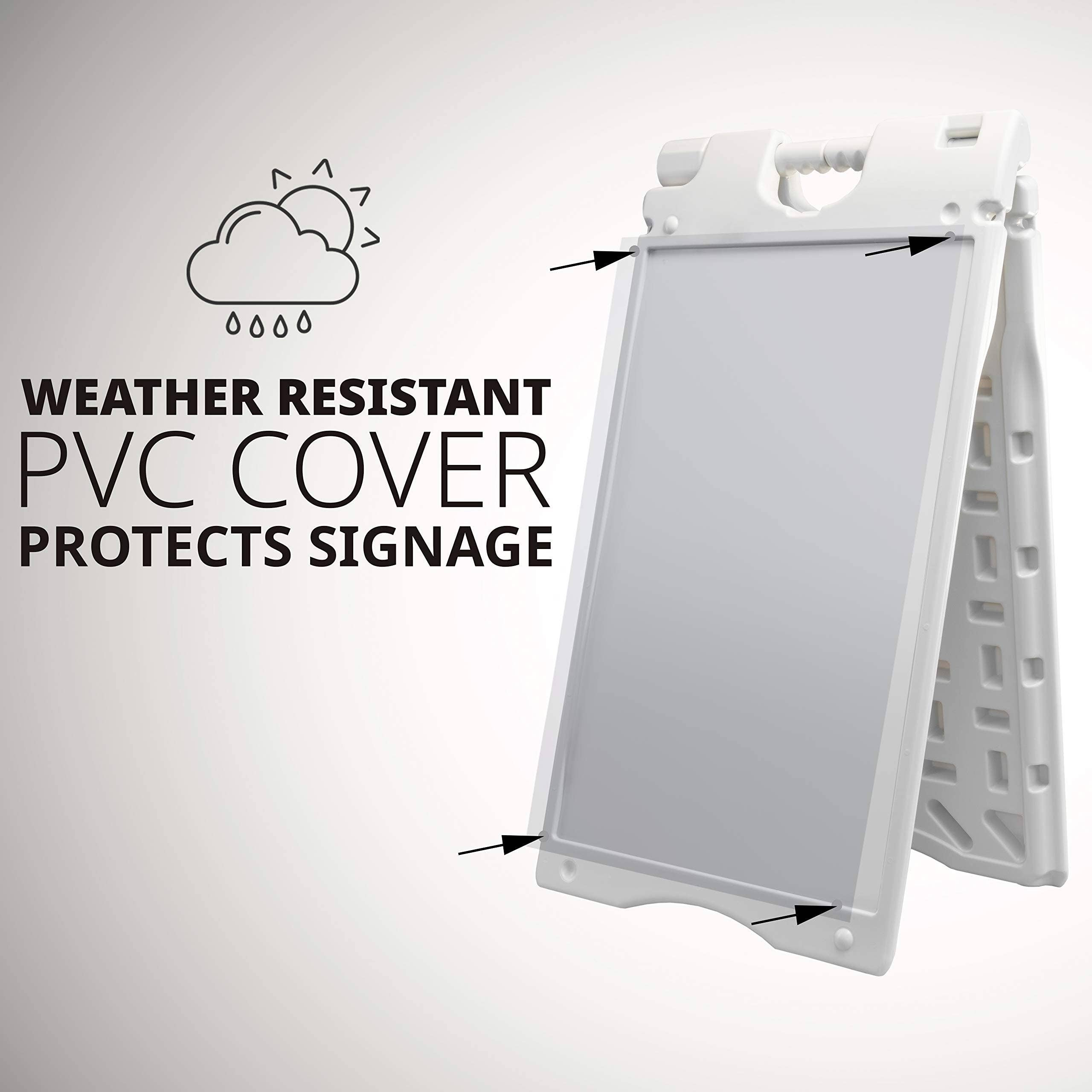 Jumbl - Wholesale Sign - A-Frame Outdoor Sandwich Signboard 28x22" with PVC Cover3