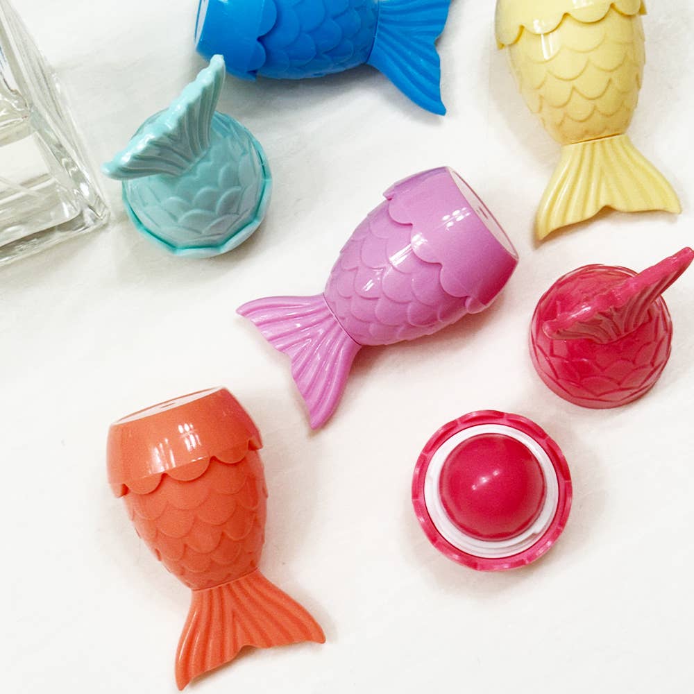 MIX COLOR Mermaid Tail Lip Balm for wholesale on Faire1