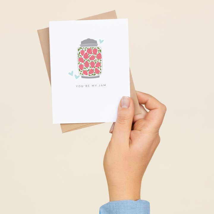 You're My Jam Card | Greeting Card for wholesale by HAZELMADE® Tea Towels + Gifts