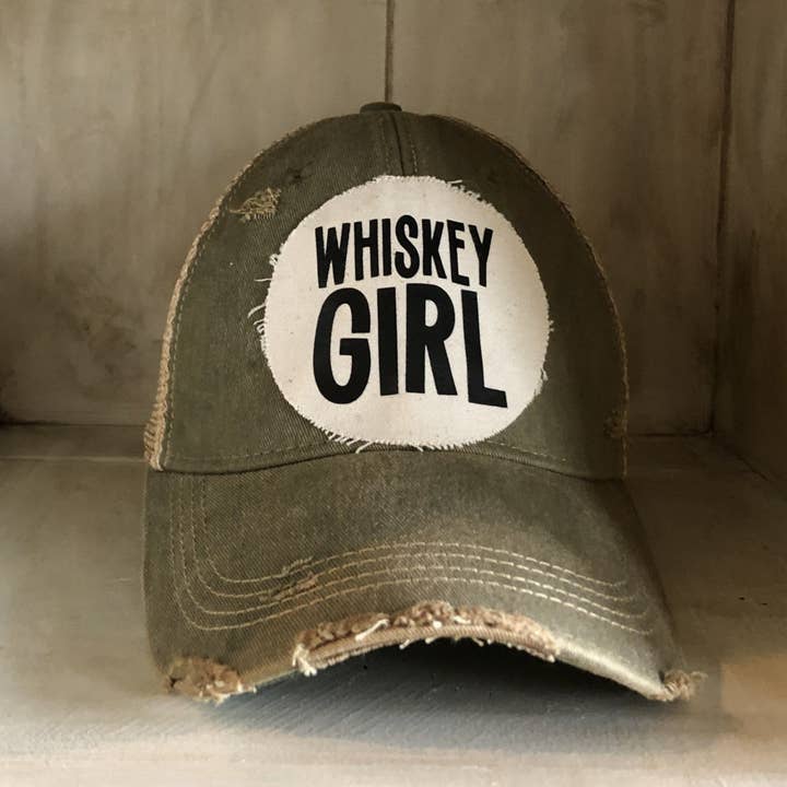 BohoGroove - Wholesale Baseball Cap - Women's - Whiskey Girl Hat, Women’s Ball Cap