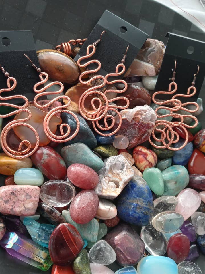 Raw Textured Spirals for wholesale by Twisted Rose Metal