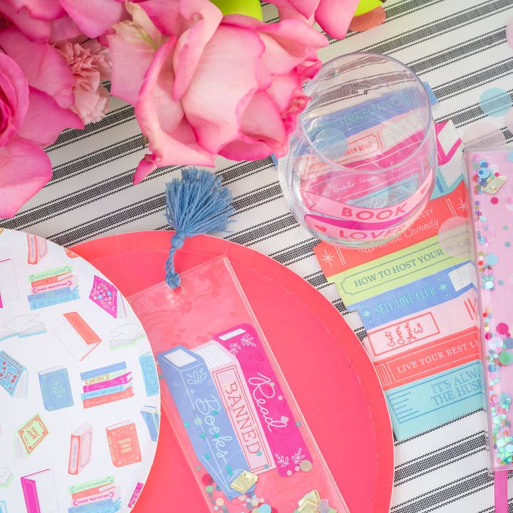 Jollity & Co. + Daydream Society - Wholesale Bookmark - Book Club "Read Banned Books" Confetti Bookmark1