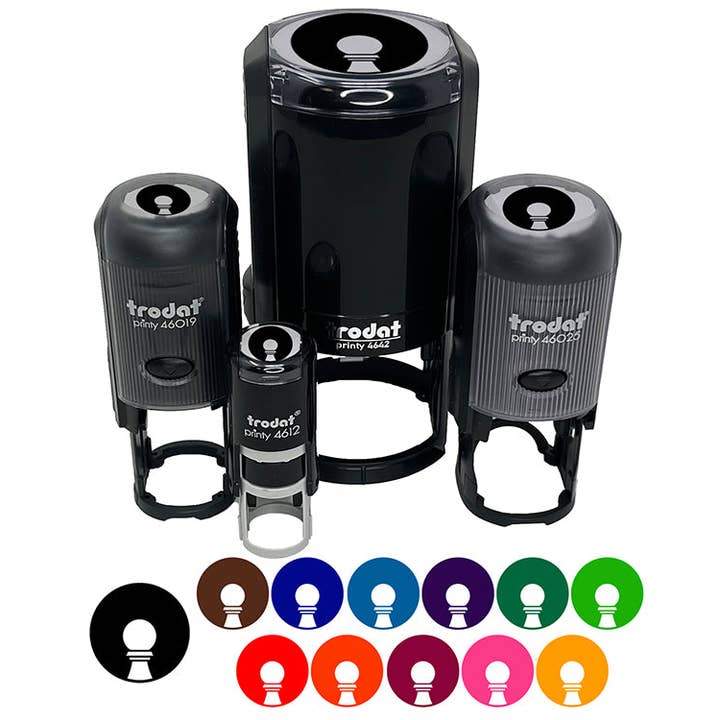 Tampon en caoutchouc auto-encreur Chess Piece White Piece White Pawn pour l'estampage et l'artisanat pour la vente par Sniggle Sloth