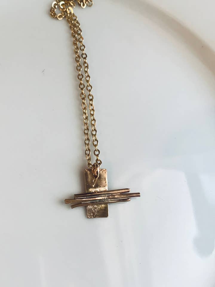 Line 2 vedhæng for engroshandel hos Zahavah Jewelry