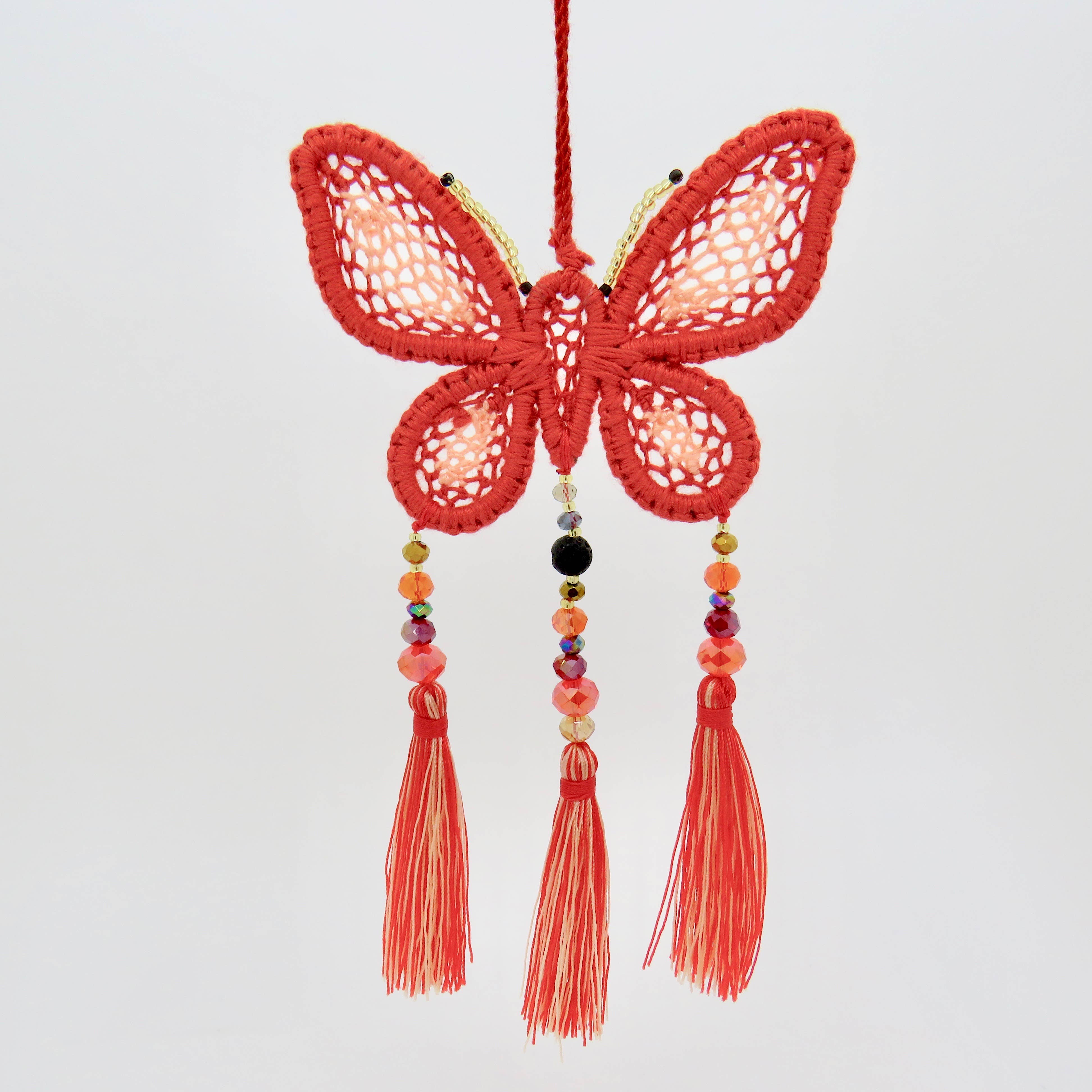 Rosamariposa - Venta al por mayor Atrapasueños - Mariposa - Cazador de sueños con mariposas1