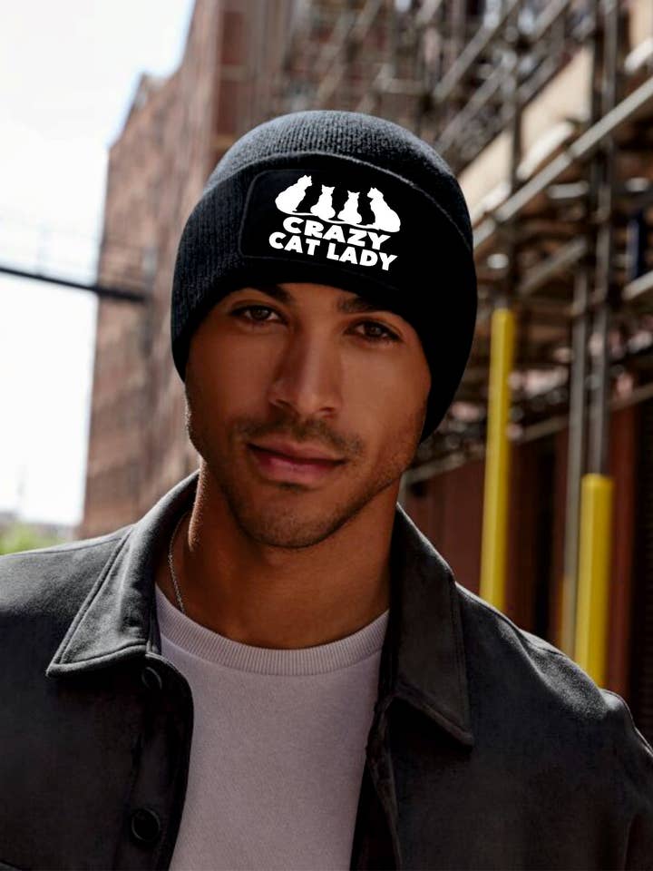 Crazy Cat Lady Beanie Birthday Gift Cat Lovers Great For Women for wholesale by Print4U