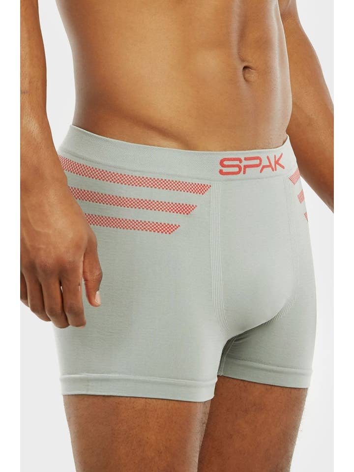 Lingerie Mart - Wholesale Underwear - Men's - Spak Men’s Seamless Boxer Briefs MSP0192