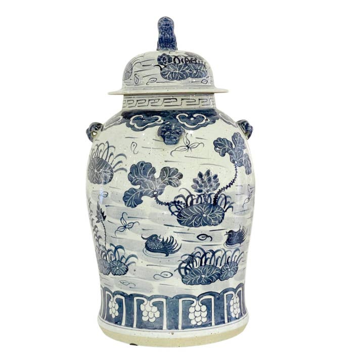 Rustic Grape Vine Temple Jar for wholesale by Legend Accents