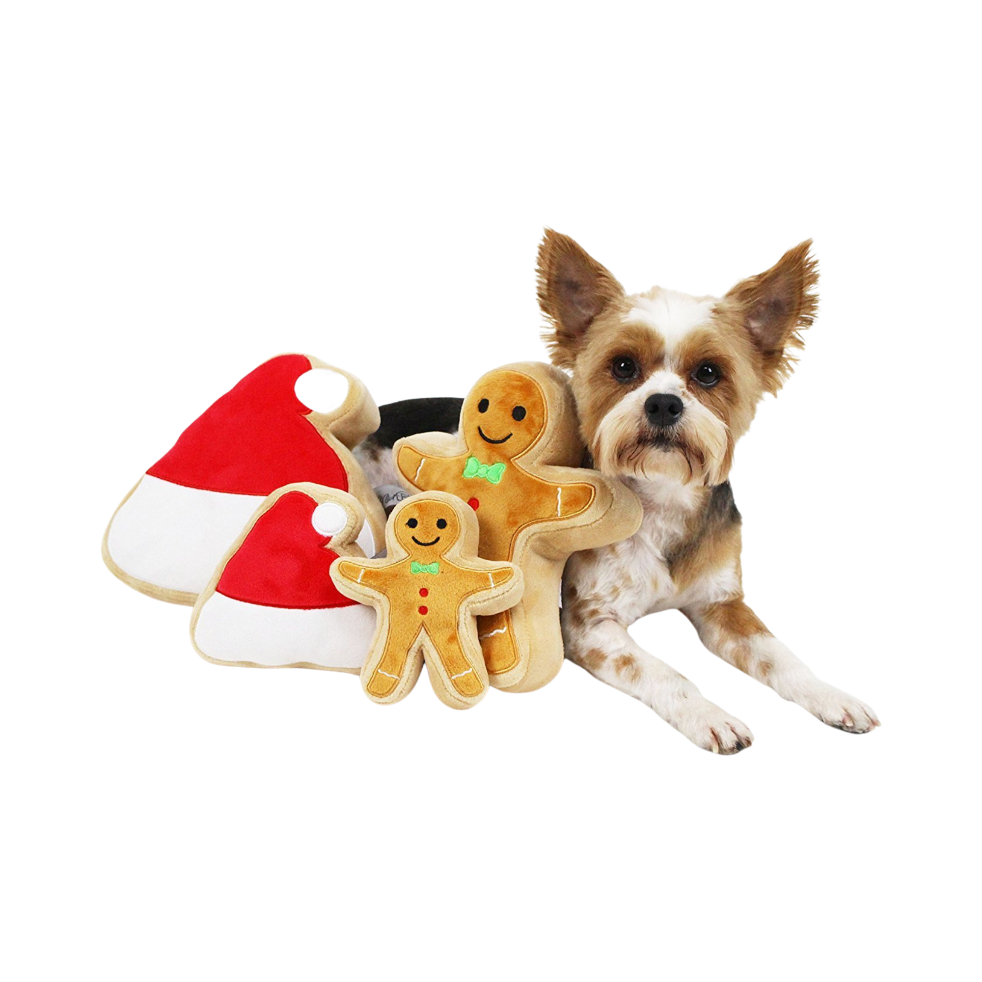Midlee Designs - Wholesale Pet Plush Toy - Dog - Midlee Christmas Sugar Cookie Plush Dog Toy (Gingerbread)4
