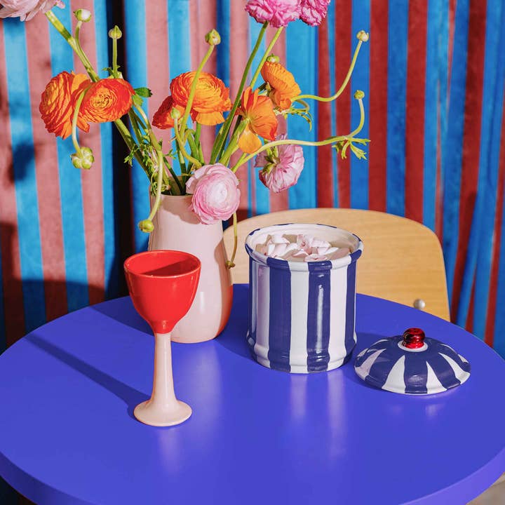 Really Nice Things - Wholesale Jar - "Bonnie" Ceramic Kitchen Jar (Blue)2