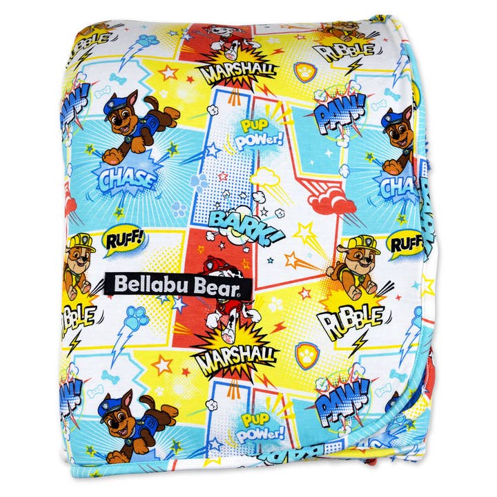 Bellabu Bear – Engroshandel Sengetæppe - Børn og baby – PAW Patrol: Tegneseriedreng Hvalpe Bambus Sherpa Tæppe4