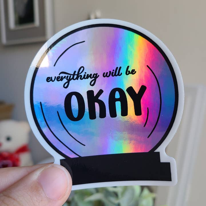 Crystal Ball Holographic Sticker for wholesale by Boxford Comma