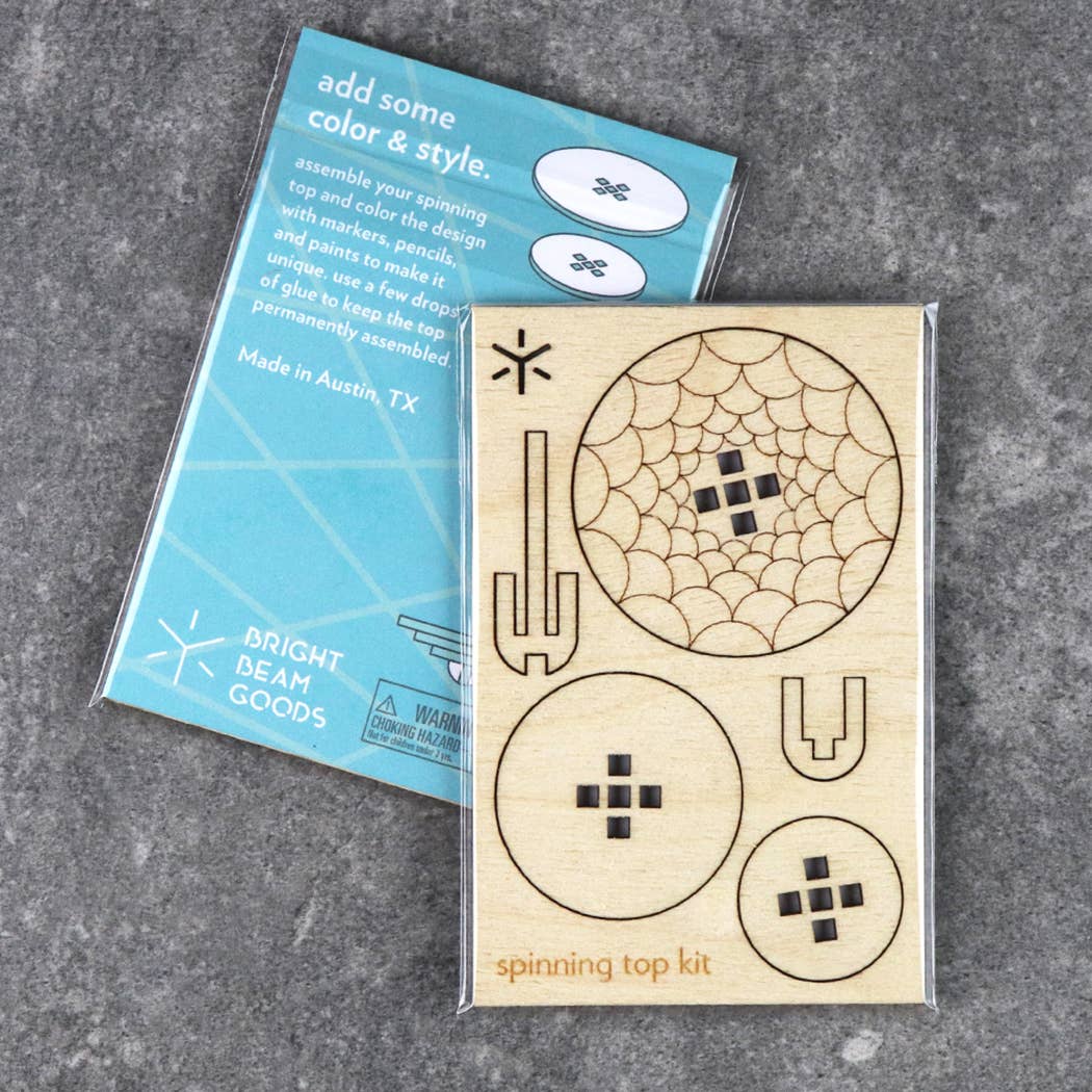 Bright Beam Goods - Wholesale DIY Craft Kit - Geometric Spinning Top Kit1