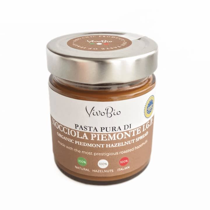 Biologische hazelnootboter „Nocciola Piemonte I.G.P.” voor wholesale door VivoBio