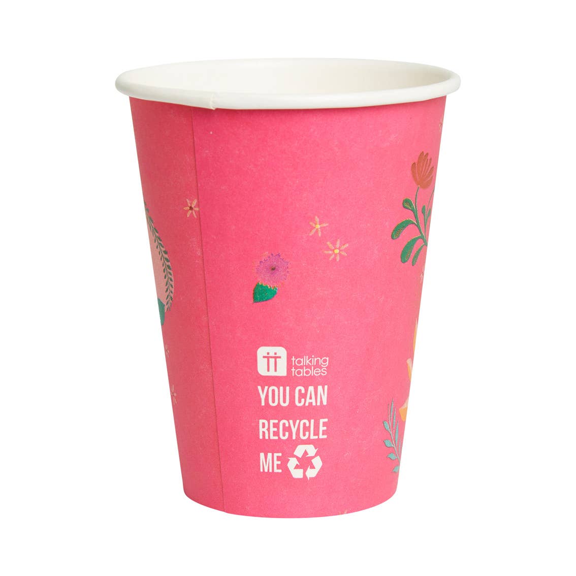 Talking Tables UK – wholesale Disposable cup – Eco-Friendly Summer Boho Frida Kahlo Cups | 8 Pack |3