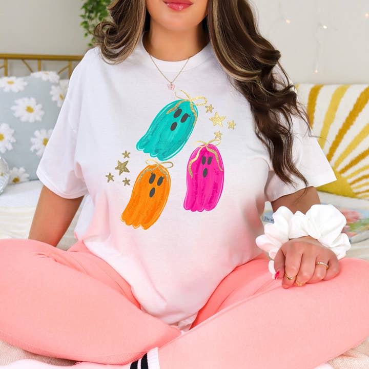 Målade spöken DTF värmeöverföring för wholesale av Trendy Transfers