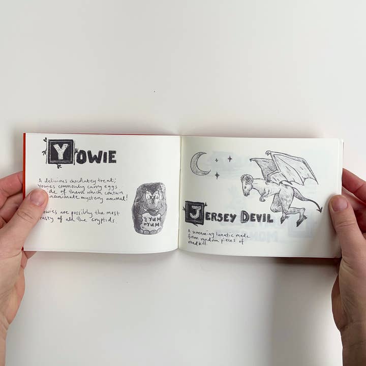 Ashlea Bechaz Illustration - Wholesale Magazine - Zine - Cryptids of Note5