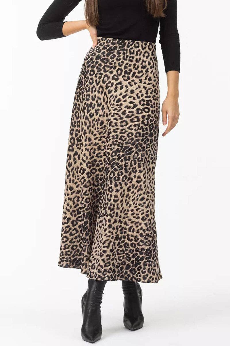 Mccolin - Wholesale Skirt - Women's - Leopard Print Skirt3