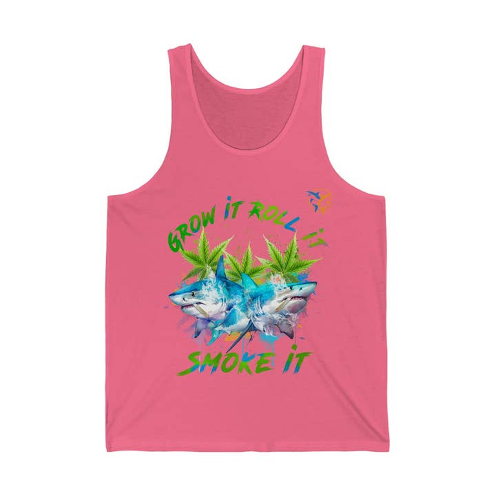 Unisex Jersey Tank för wholesale av 2 Sharks Apparel And More