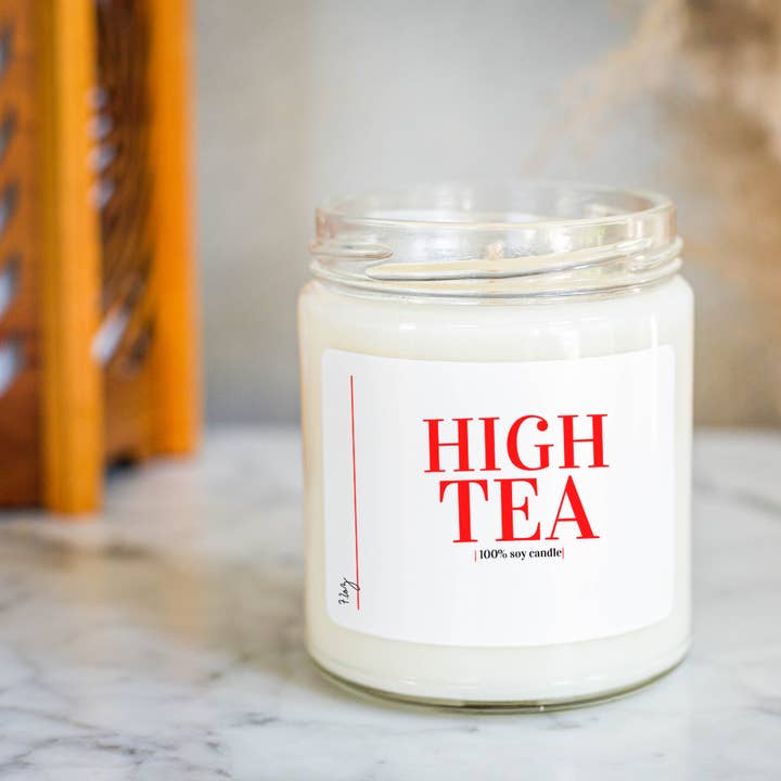 HIGH TEA SOY CANDLE for wholesale by Oh D'Luxe Candle Company