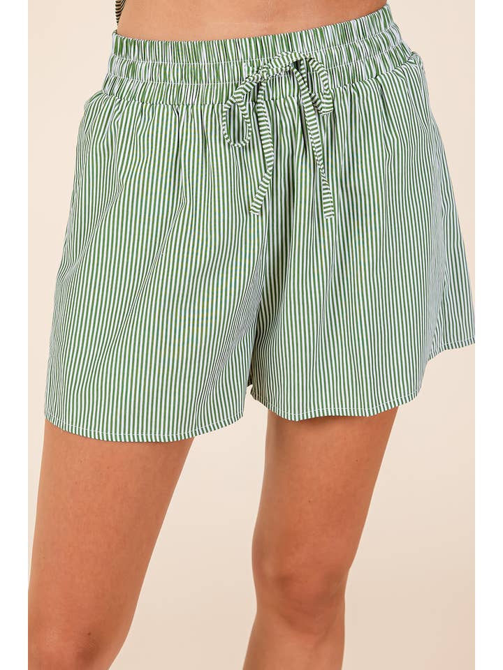 mittoshop - Wholesale Lounge Set - Women's - STRIPED SHIRT AND SHORTS SET9