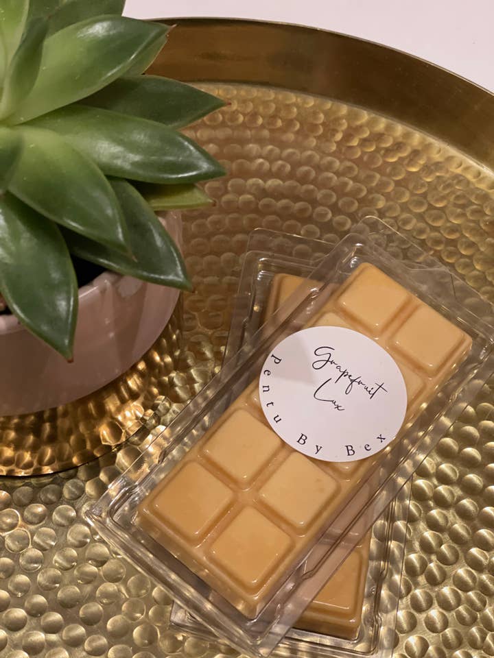 Barra Snap 50g Fragrante de Cera de Soja 'Grapefruit Lux' por atacado de Pentu By Bex