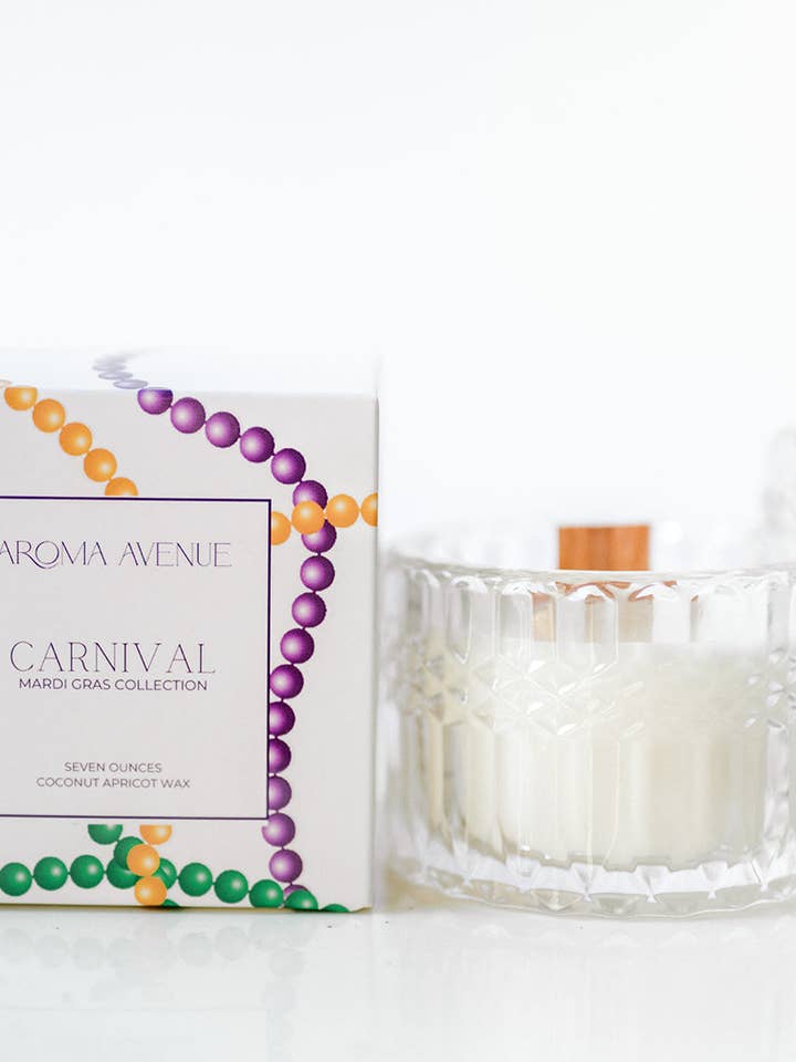 Carnival Candle | Mardi Gras for wholesale by Aroma Avenue
