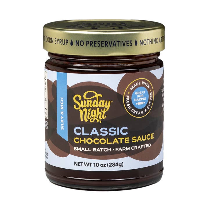 Sauce au chocolat classique pour la vente par Sunday Night Foods