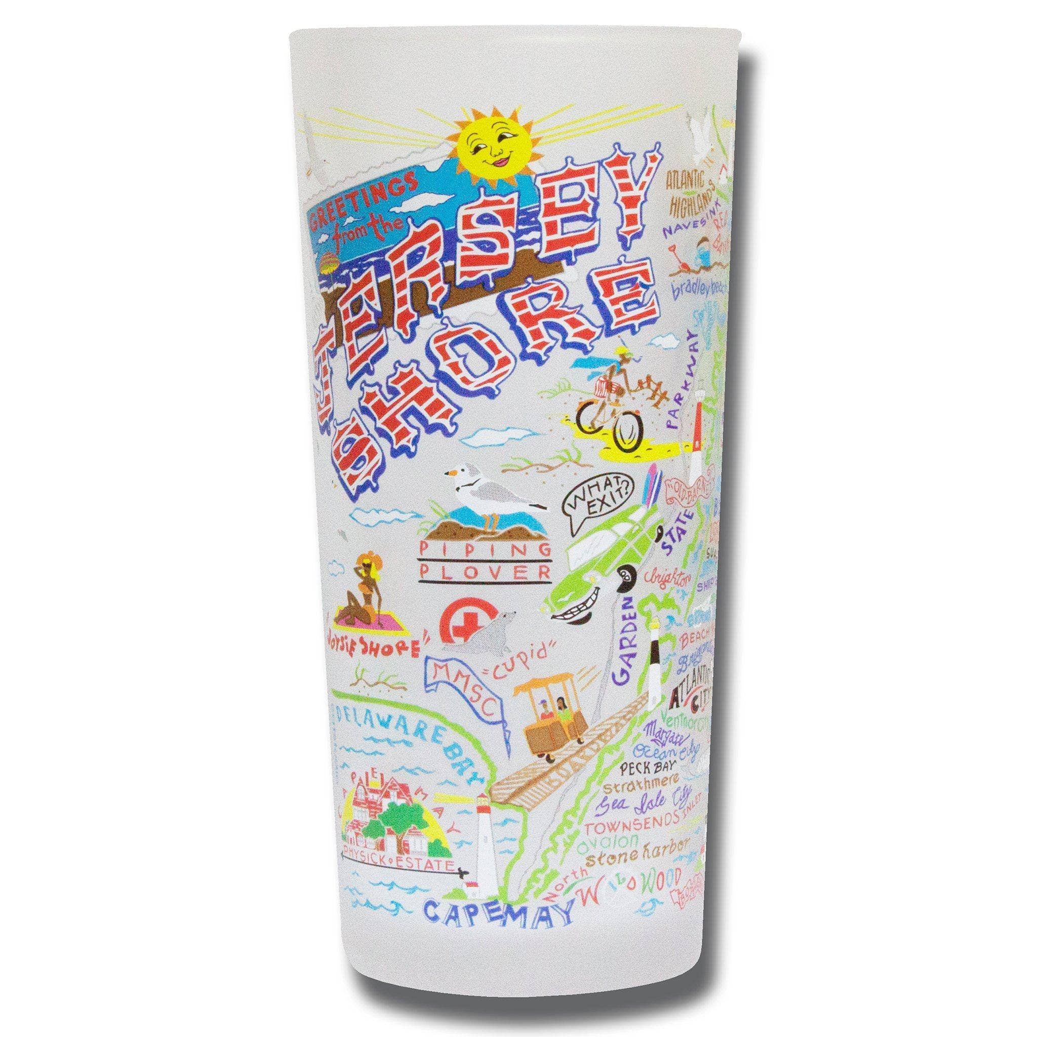 catstudio - Wholesale Drinking Glass/Cup - Jersey Shore Drinking Glass0