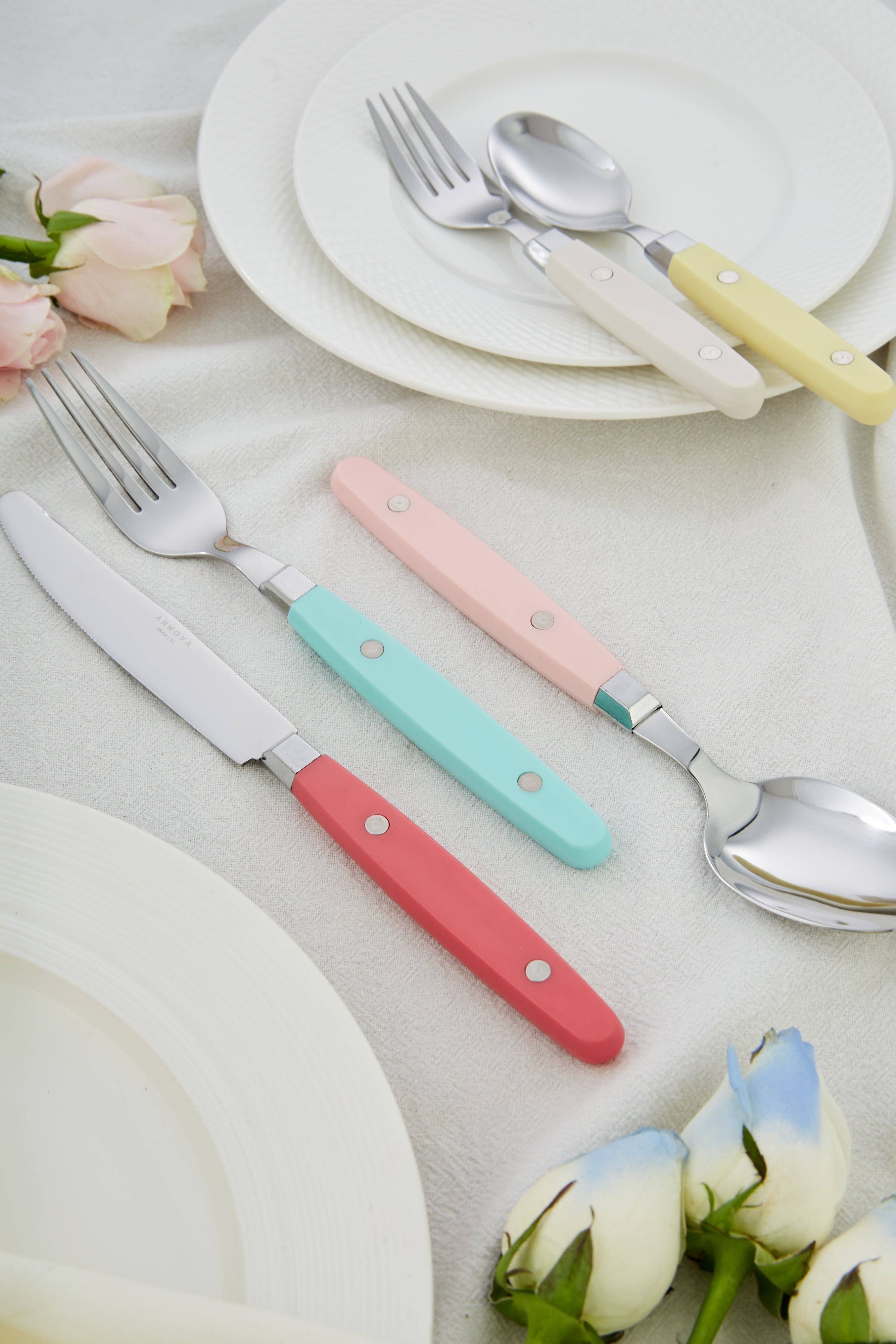 ANNOVA - Venta al por mayor Conjunto de cubiertos - Juego de Cubiertos Retro ANNOVA de 20 Piezas67