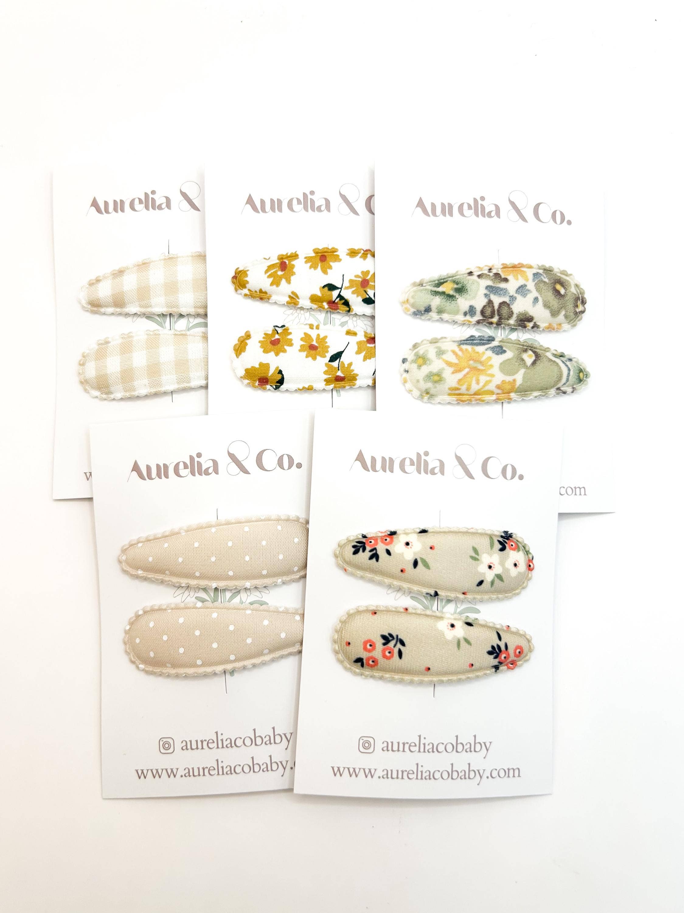 Aurelia & Co. Baby - Wholesale Hair Clip - Kids - Neutral Floral Barrettes for Children4