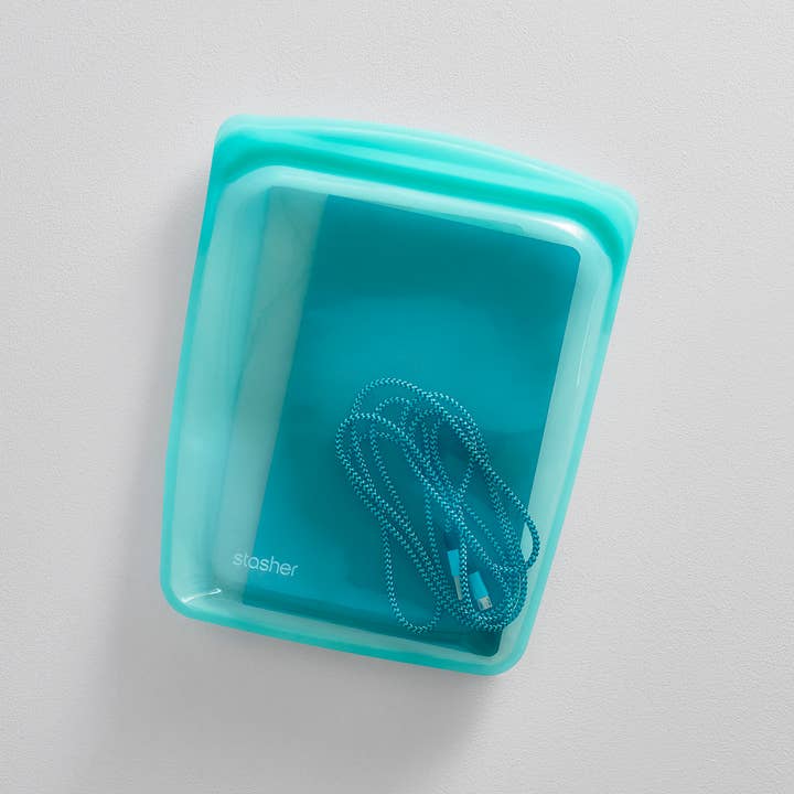 Stasher - Wholesale Food Storage Wrap/Bag - Half Gallon: Aqua5