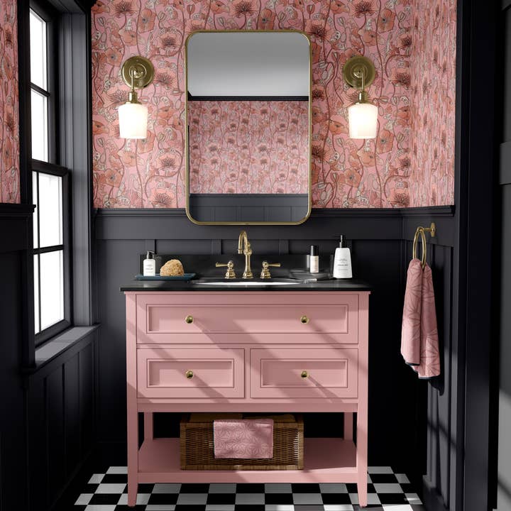 The Curious Department – Großhandel Tapete – OPIUM BLUSH PINK: Tapete1