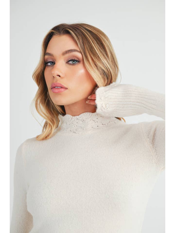 AEMI + CO - Wholesale Knit Sweater - Women's - 3225EK Mea Sweater