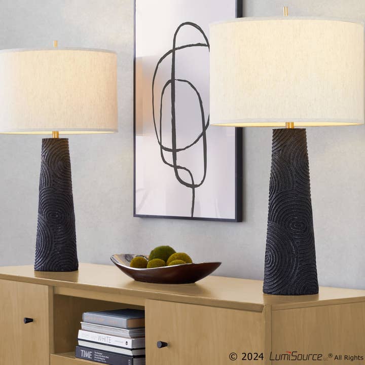 Kona 31" Polyresin Table Lamp - Set of 2 for wholesale on Faire5