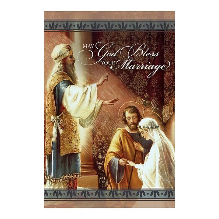 May God Bless Your Marriage - Wedding Card for wholesale by Christian Brands Catholic