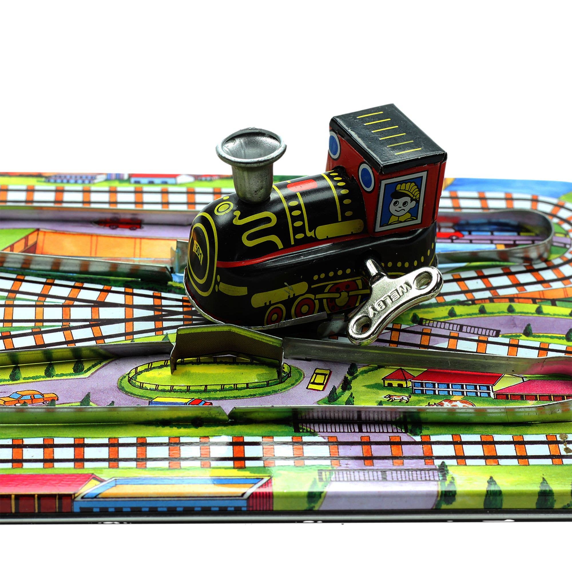 Tribal Trade GmbH - Wholesale Toy Set - Kids - Tin toy playtrack modern train set with locomotive sheet2