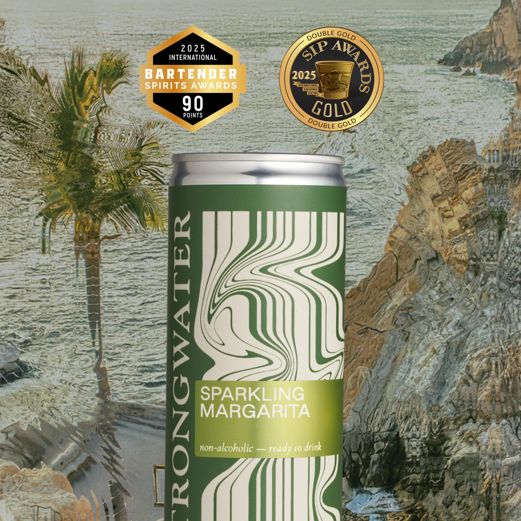 Strongwater – wholesale Non-alcoholic aperitif/mocktail – Sparkling NA Margarita Mocktail6