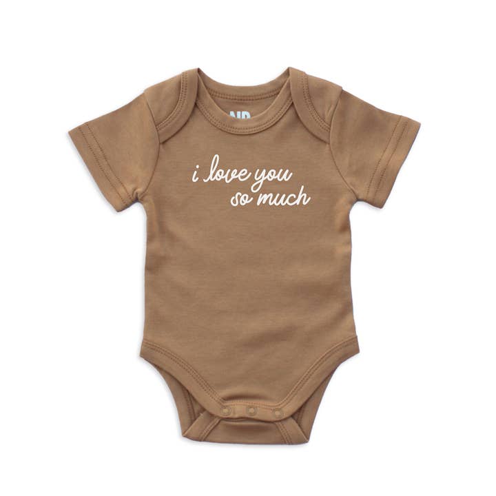 Frankie Jean - Wholesale Bodysuit (Non-Footed) - Baby - i love you so much Onesie