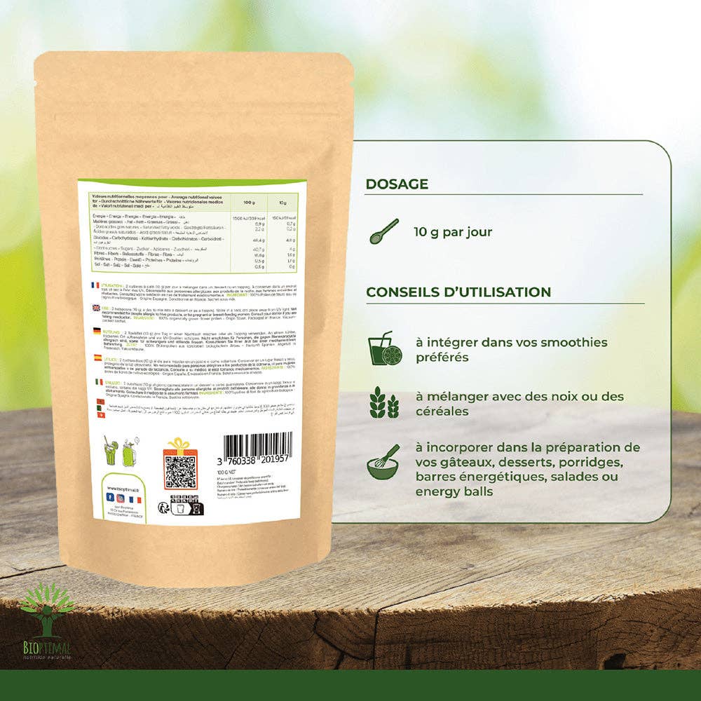 Bioptimal - Wholesale Protein/Superfood Powder - Bio seed pollen - Bioptimal2