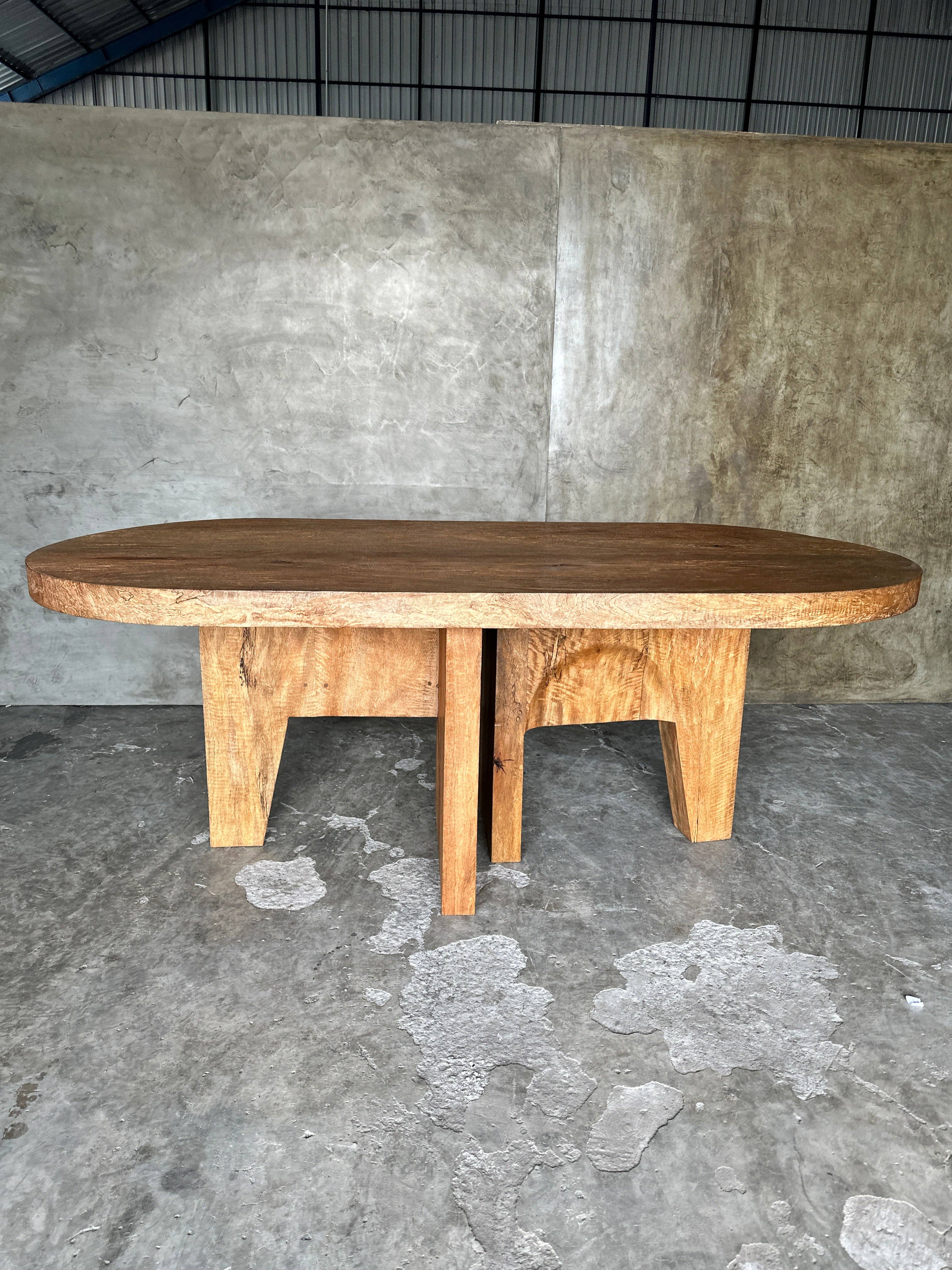 Office Objets - Wholesale Coffee Table - Massive mango wood table 2m10x1m88