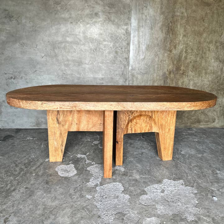 Office Objets - Wholesale Coffee Table - Massive mango wood table 2m10x1m88