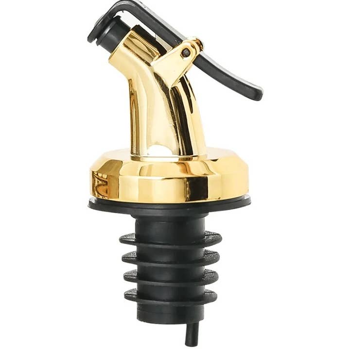 Cruet Spout, Gold Chef Pourer, Dispenser with Snap On Lock for wholesale on Faire10